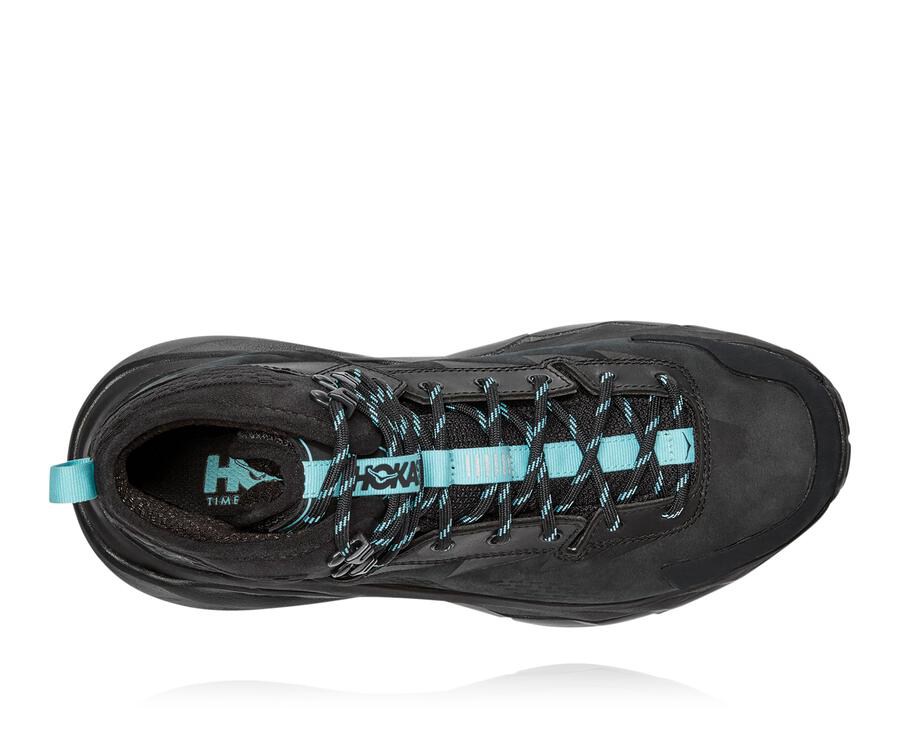 Sapatilhas Hoka One One Feminino Pretas - Kaha Gore-Tex - 897-KCFEVR